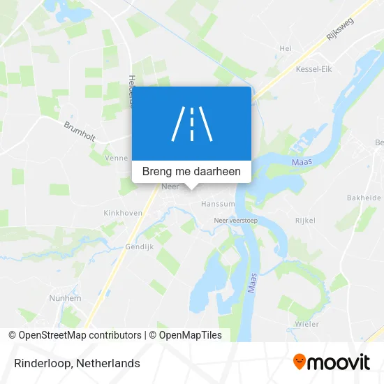 Rinderloop kaart