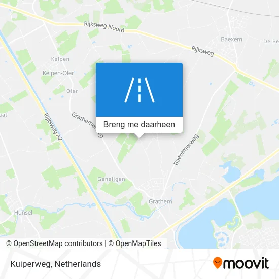 Kuiperweg kaart