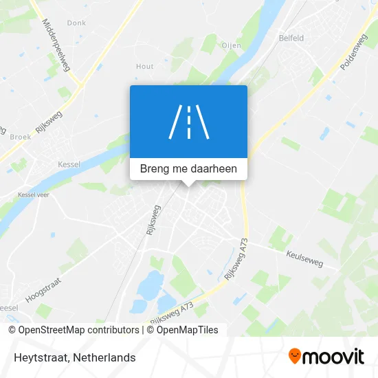 Heytstraat kaart