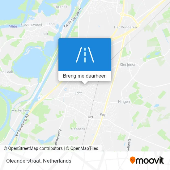 Oleanderstraat kaart