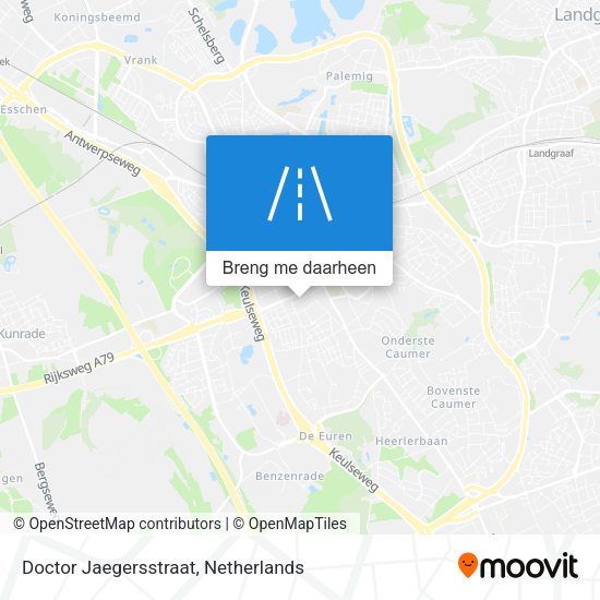 Doctor Jaegersstraat kaart
