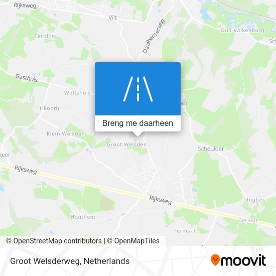 Groot Welsderweg kaart