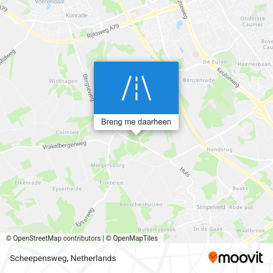 Scheepensweg kaart
