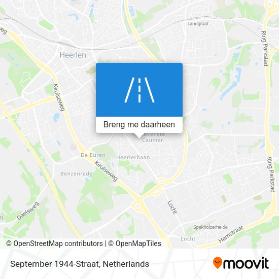September 1944-Straat kaart