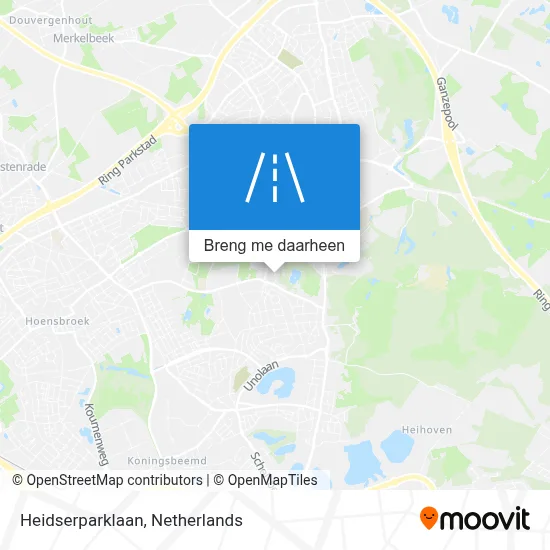 Heidserparklaan kaart