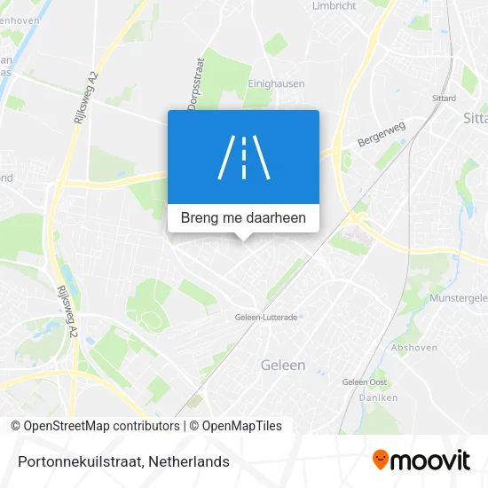 Portonnekuilstraat kaart