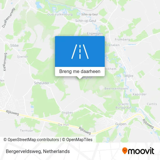 Bergerveldsweg kaart