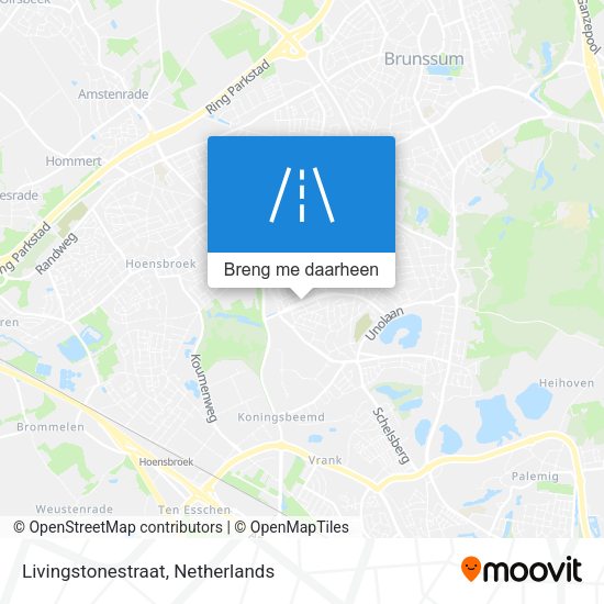 Livingstonestraat kaart