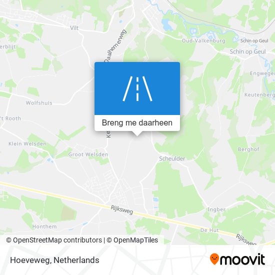 Hoeveweg kaart