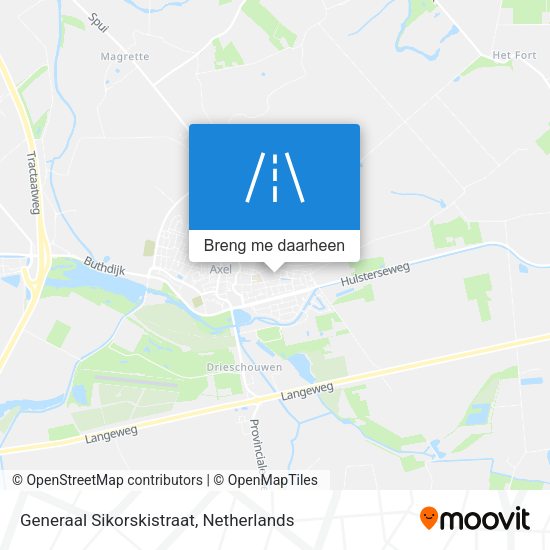 Generaal Sikorskistraat kaart