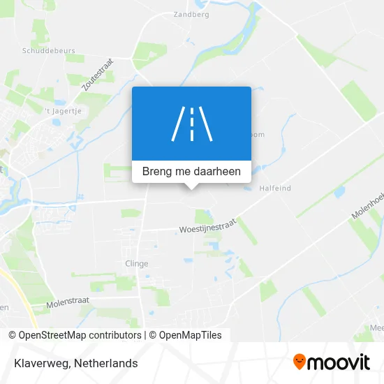 Klaverweg kaart