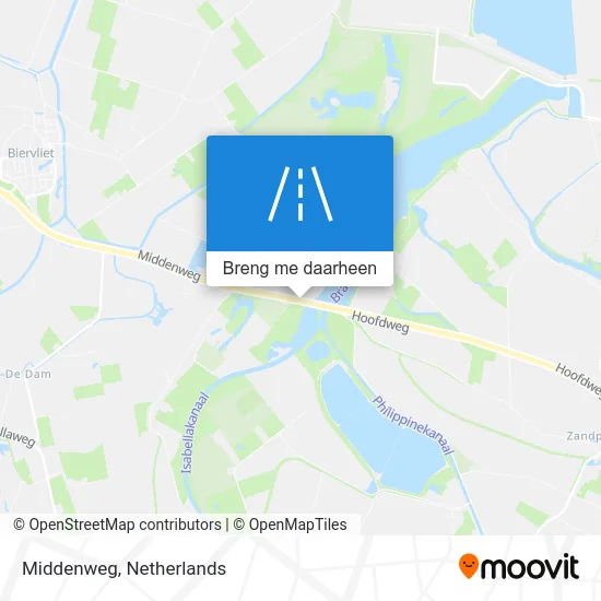 Middenweg kaart