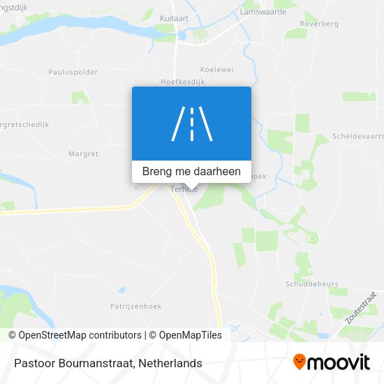 Pastoor Boumanstraat kaart