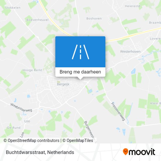 Buchtdwarsstraat kaart