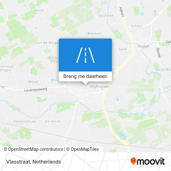 Vlasstraat kaart