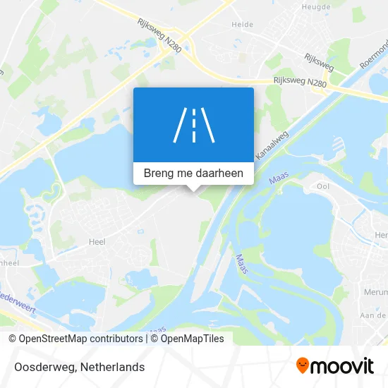 Oosderweg kaart
