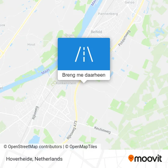 Hoverheide kaart