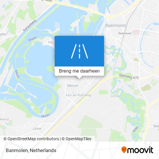 Banmolen kaart