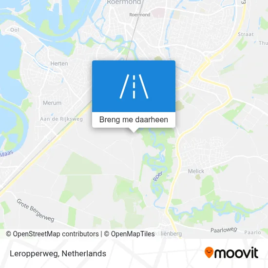 Leropperweg kaart