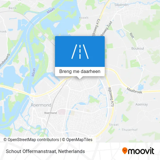 Schout Offermanstraat kaart