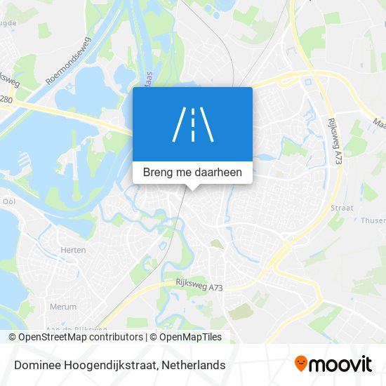 Dominee Hoogendijkstraat kaart