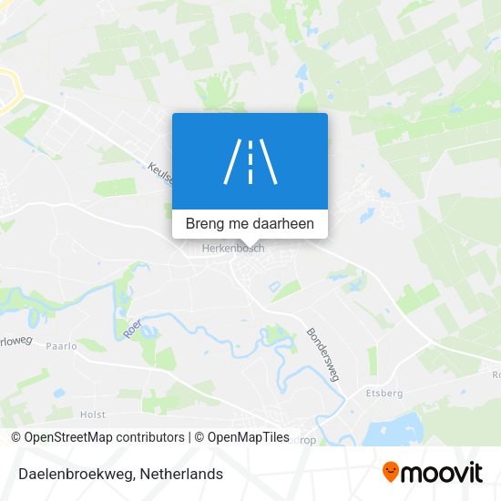 Daelenbroekweg kaart