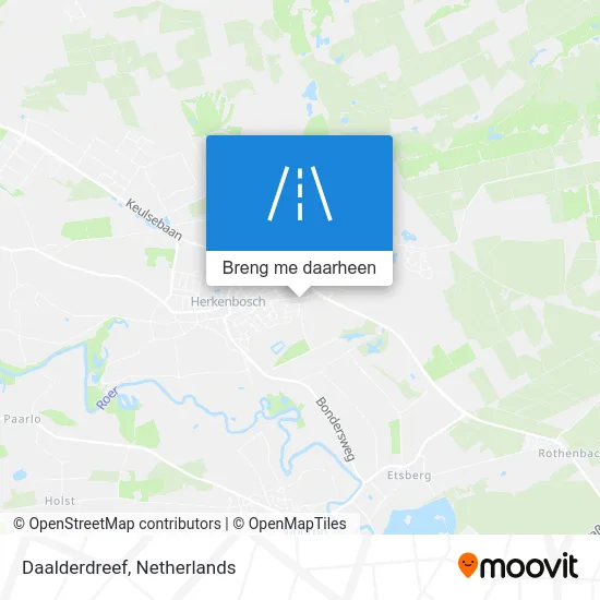 Daalderdreef kaart