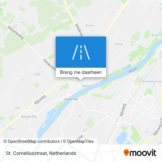 St. Corneliusstraat kaart