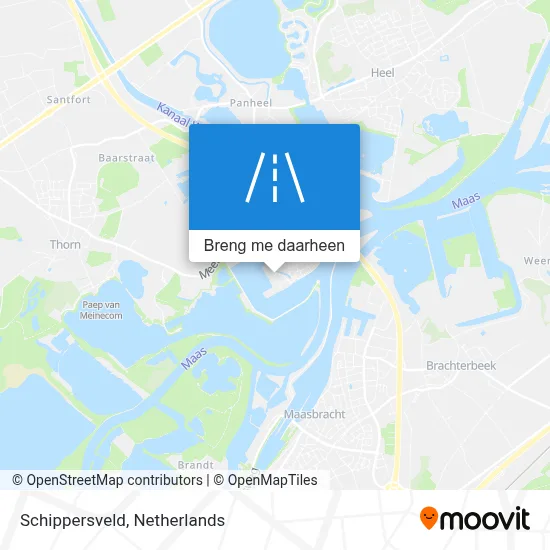 Schippersveld kaart