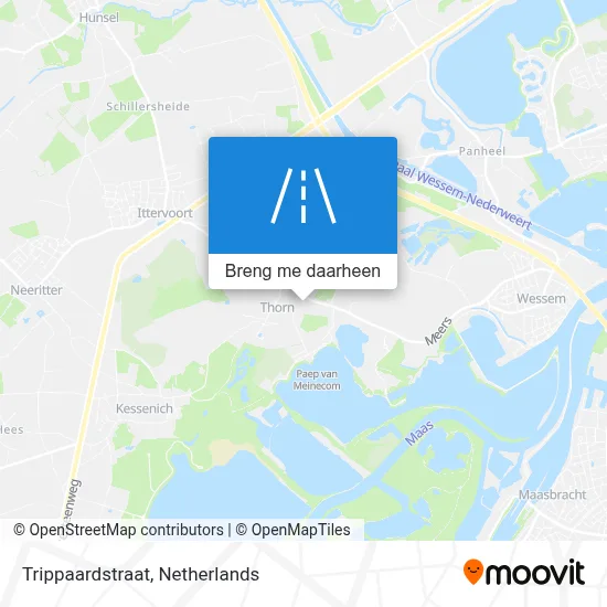 Trippaardstraat kaart