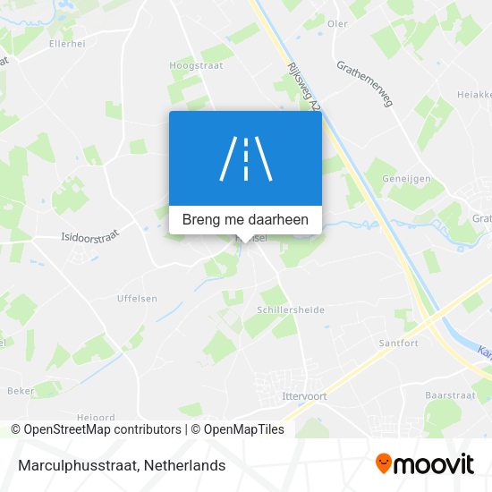 Marculphusstraat kaart