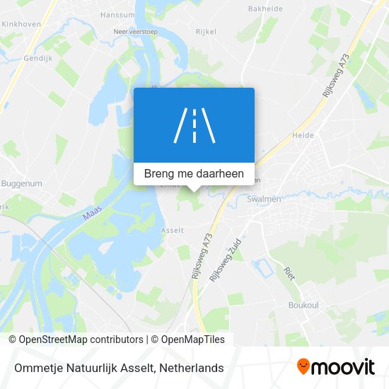 Ommetje Natuurlijk Asselt kaart