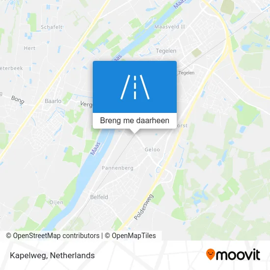 Kapelweg kaart