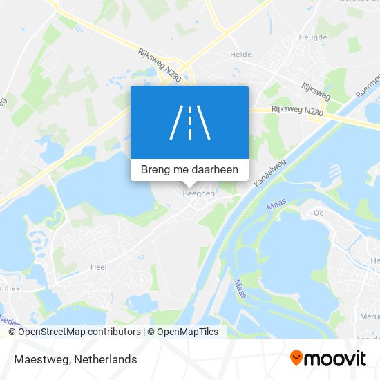 Maestweg kaart