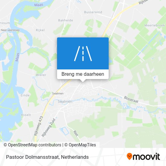 Pastoor Dolmansstraat kaart