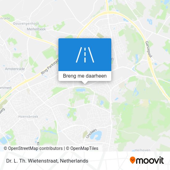 Dr. L. Th. Wietenstraat kaart