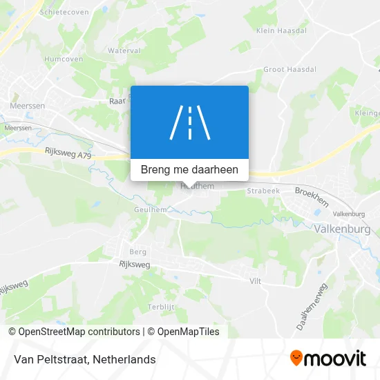 Van Peltstraat kaart