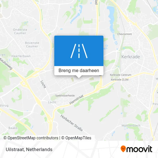 Uilstraat kaart