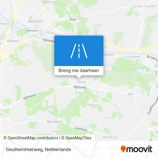 Geulhemmerweg kaart