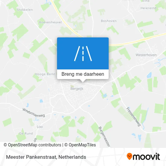 Meester Pankenstraat kaart