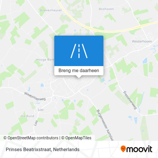 Prinses Beatrixstraat kaart