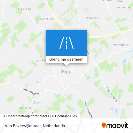 Van Beverwijkstraat kaart