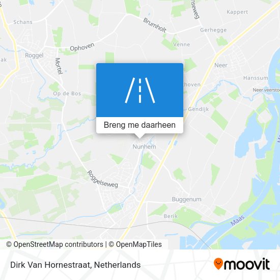 Dirk Van Hornestraat kaart