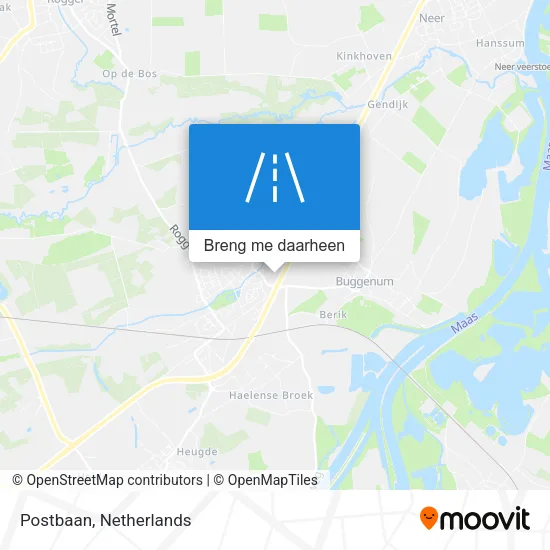Postbaan kaart