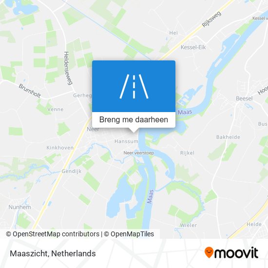 Maaszicht kaart