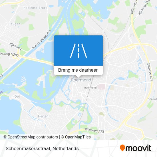 Schoenmakersstraat kaart