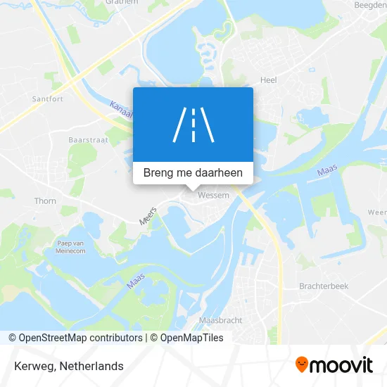 Kerweg kaart