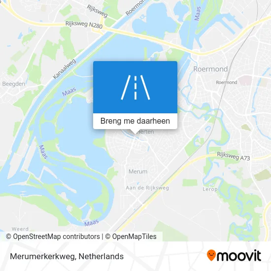 Merumerkerkweg kaart
