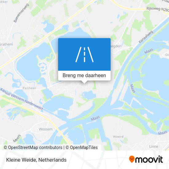 Kleine Weide kaart