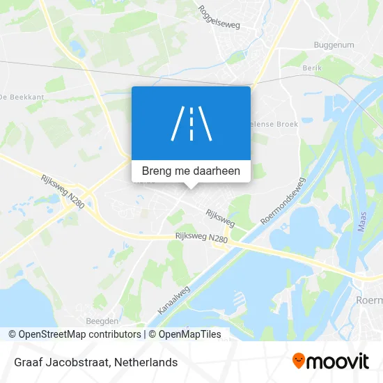 Graaf Jacobstraat kaart